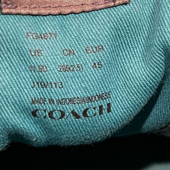 Coach Men's C136 Low Top Sneaker - Picture 7 of 8